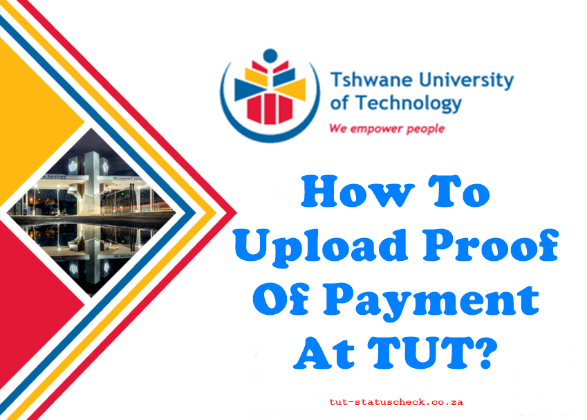 How To Upload Proof Of Payment At TUT